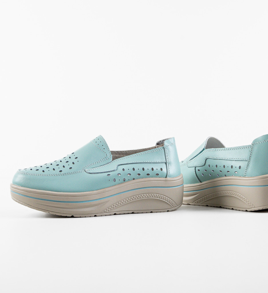 Poze Pantofi Casual Olifram Albastri DePurtat