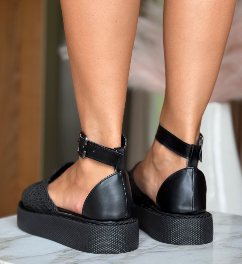 Pantofi Casual Rauros Negri - 3 | YEO