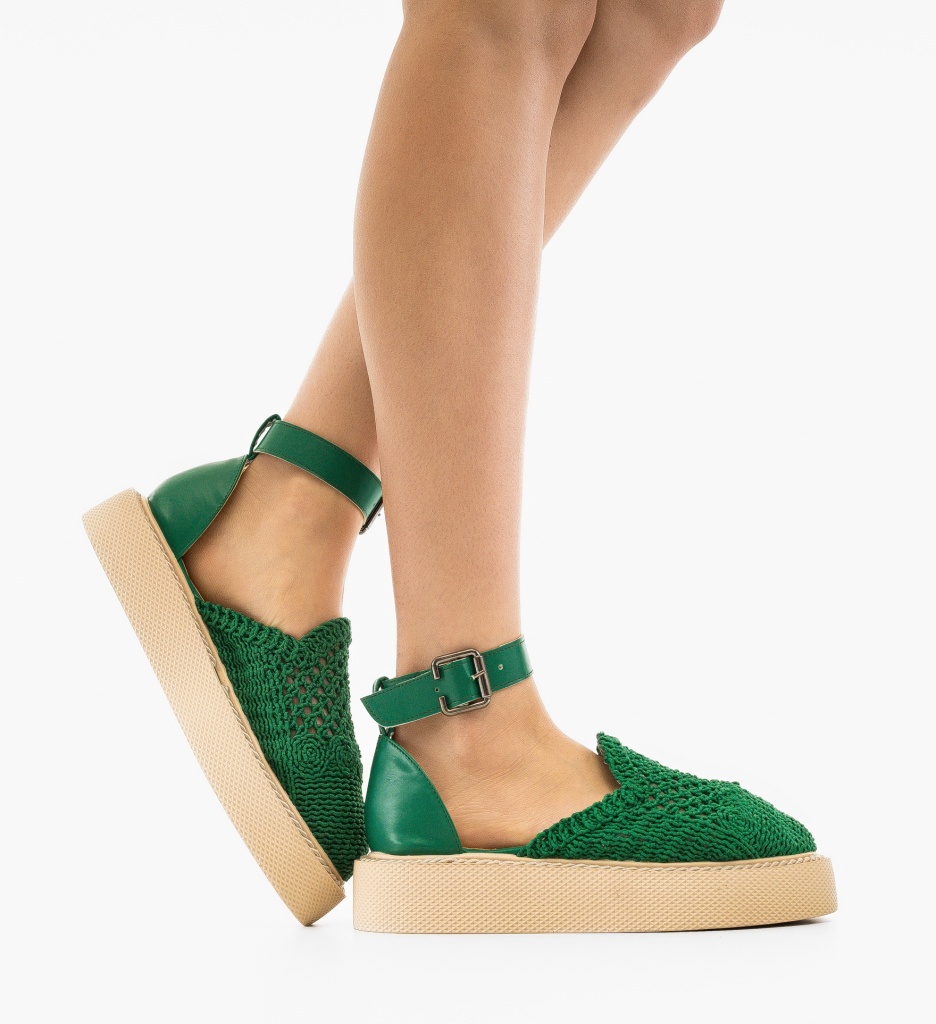 Pantofi Casual Rauros Verzi - 1 | YEO
