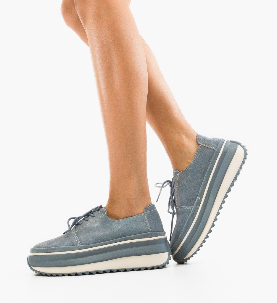 Pantofi Casual Reprale Albastri - 5 | YEO