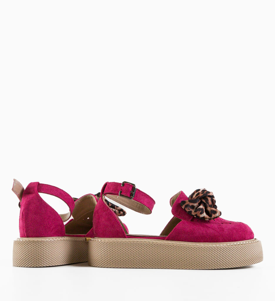 Pantofi Casual Rogar Fuchsia - 3 | YEO