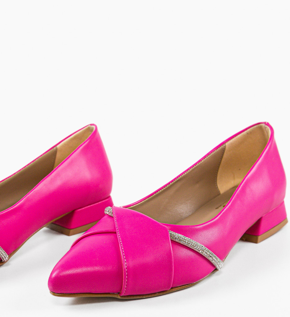 Pantofi dama Barysan Fuchsia - 5 | YEO