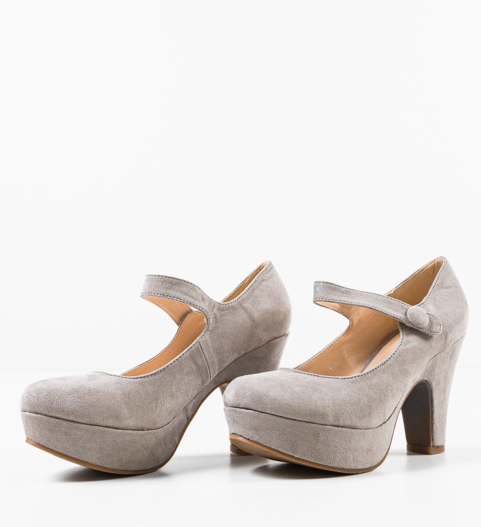 Pantofi dama Bowers Gri - 4 | YEO