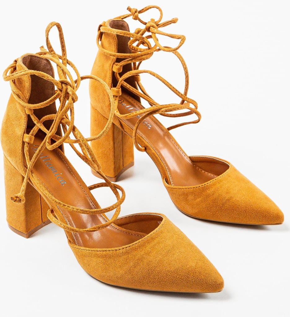 Pantofi dama Chelsea Camel - 5 | YEO