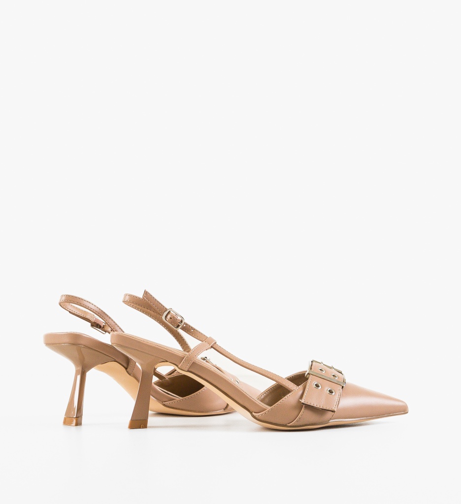 Pantofi dama Chuks Nude - 3 | YEO