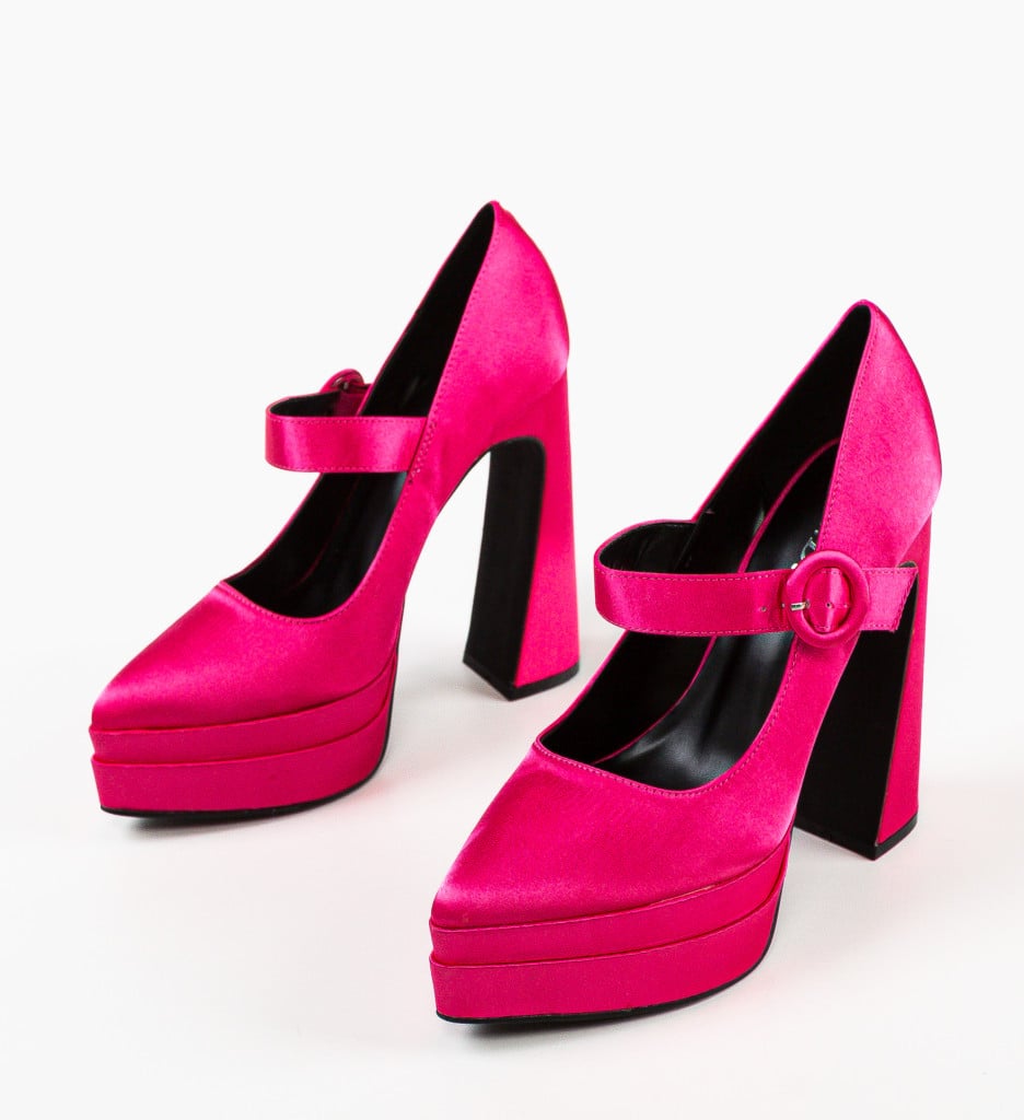 Pantofi dama Fobol Fuchsia - 3 | YEO