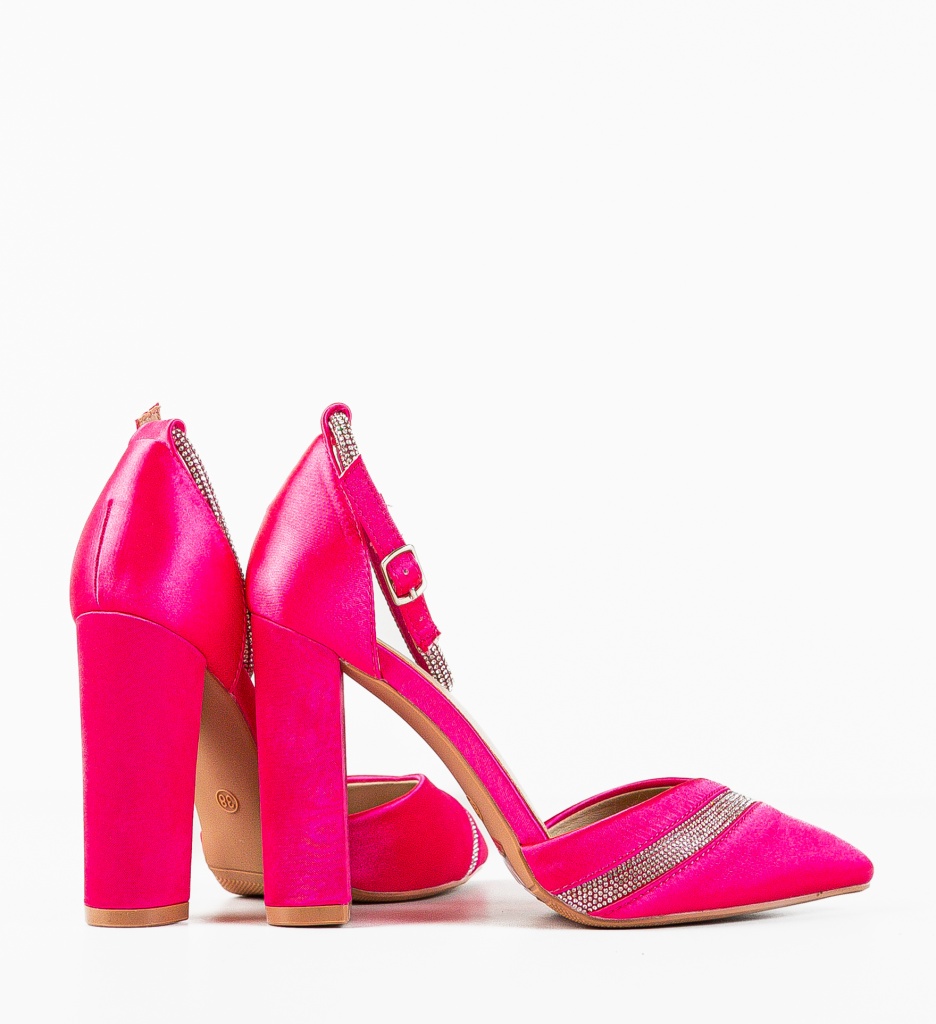 Pantofi dama Geirr Fuchsia - 3 | YEO