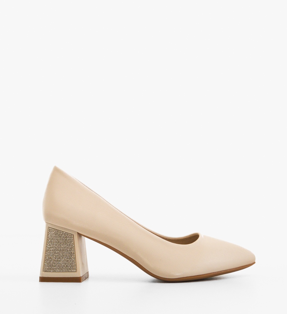 Pantofi dama Harrel Bej - 5 | YEO