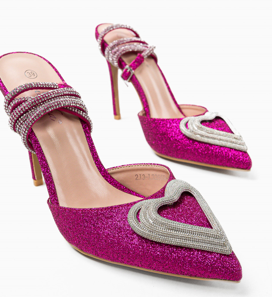 Pantofi dama Jeuness Fuchsia - 4 | YEO