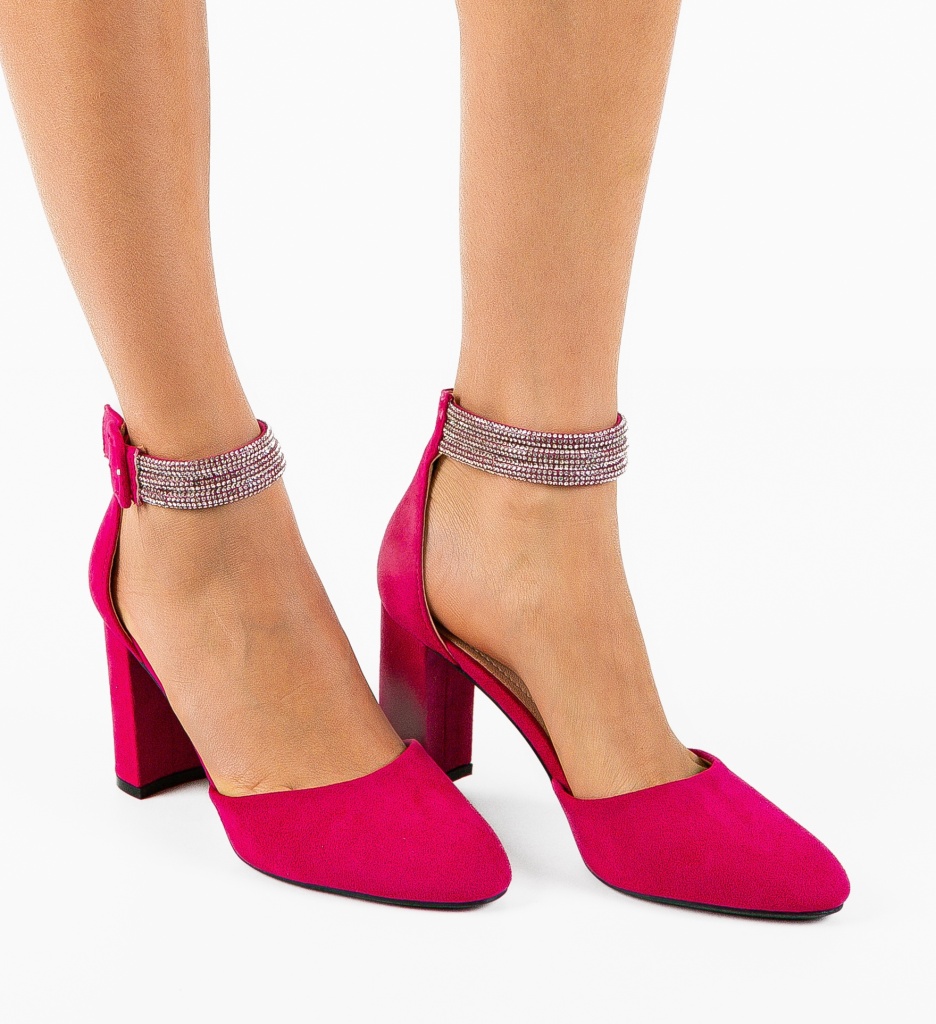 Pantofi dama Nelli Fuchsia - 1 | YEO