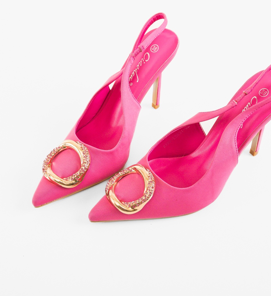 Pantofi dama Omar Fuchsia - 4 | YEO