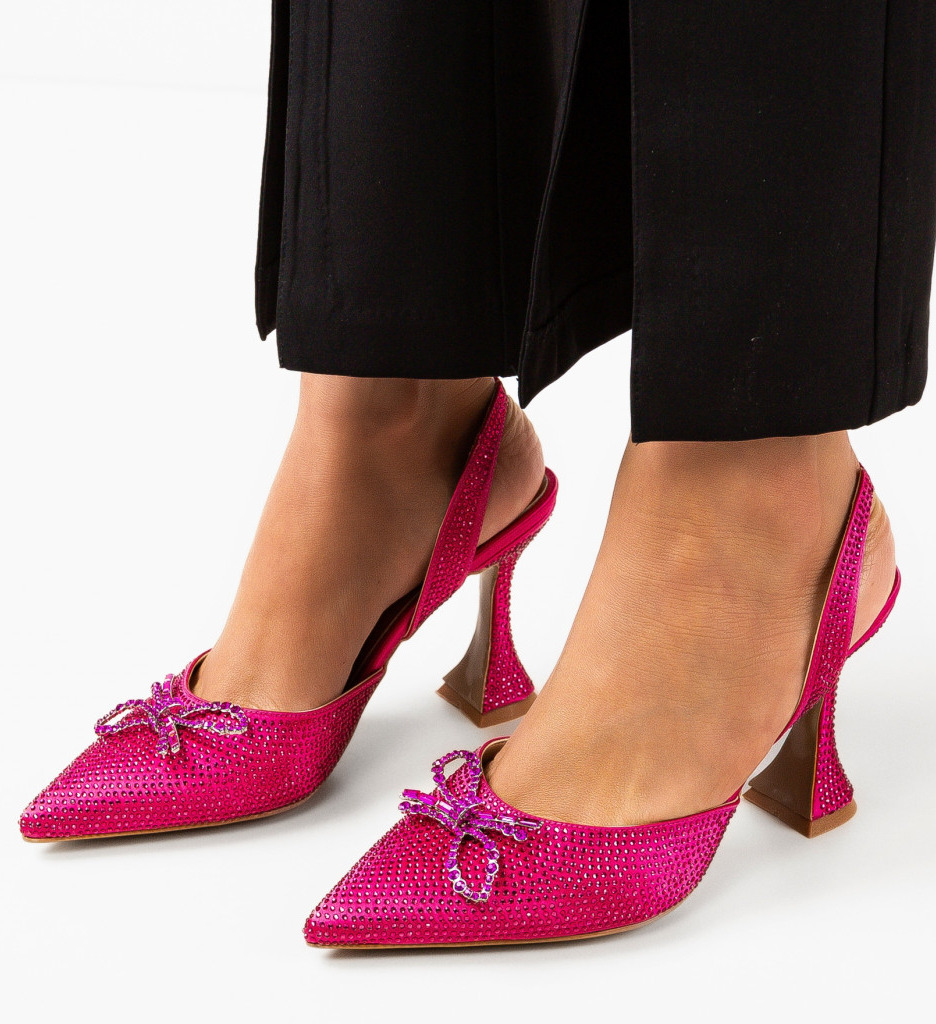 Pantofi dama Partyun Fuchsia - 1 | YEO