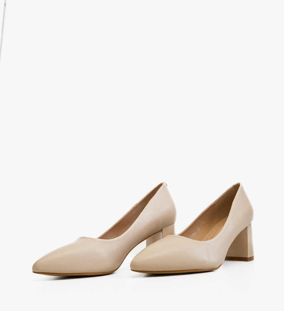 Pantofi dama Phili Bej - 3 | YEO
