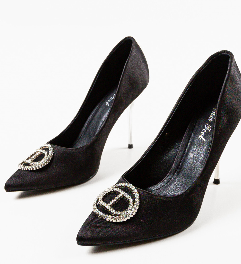 Pantofi dama Plipa Negre - 4 | YEO