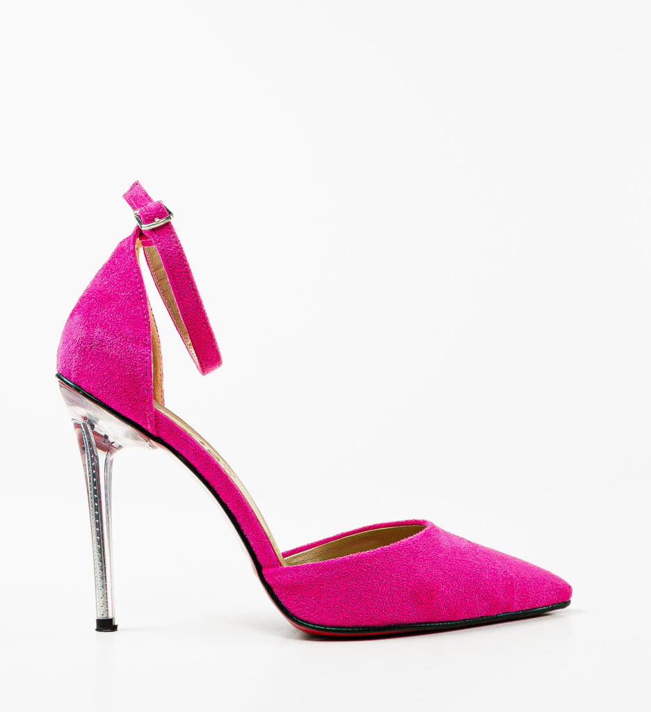 Pantofi dama Saloka Fuchsia - 3 | YEO