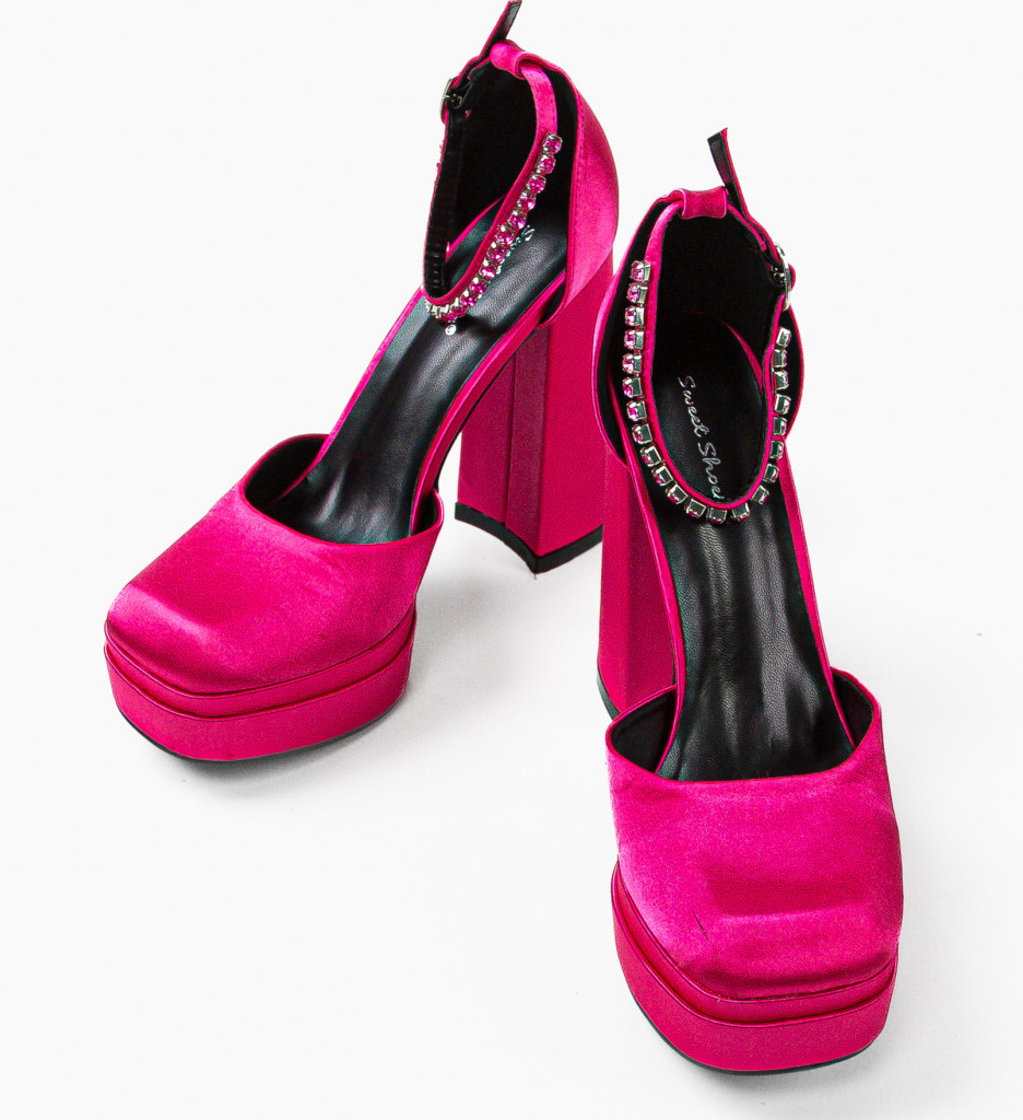 Pantofi dama Servaas Fuchsia - 5 | YEO