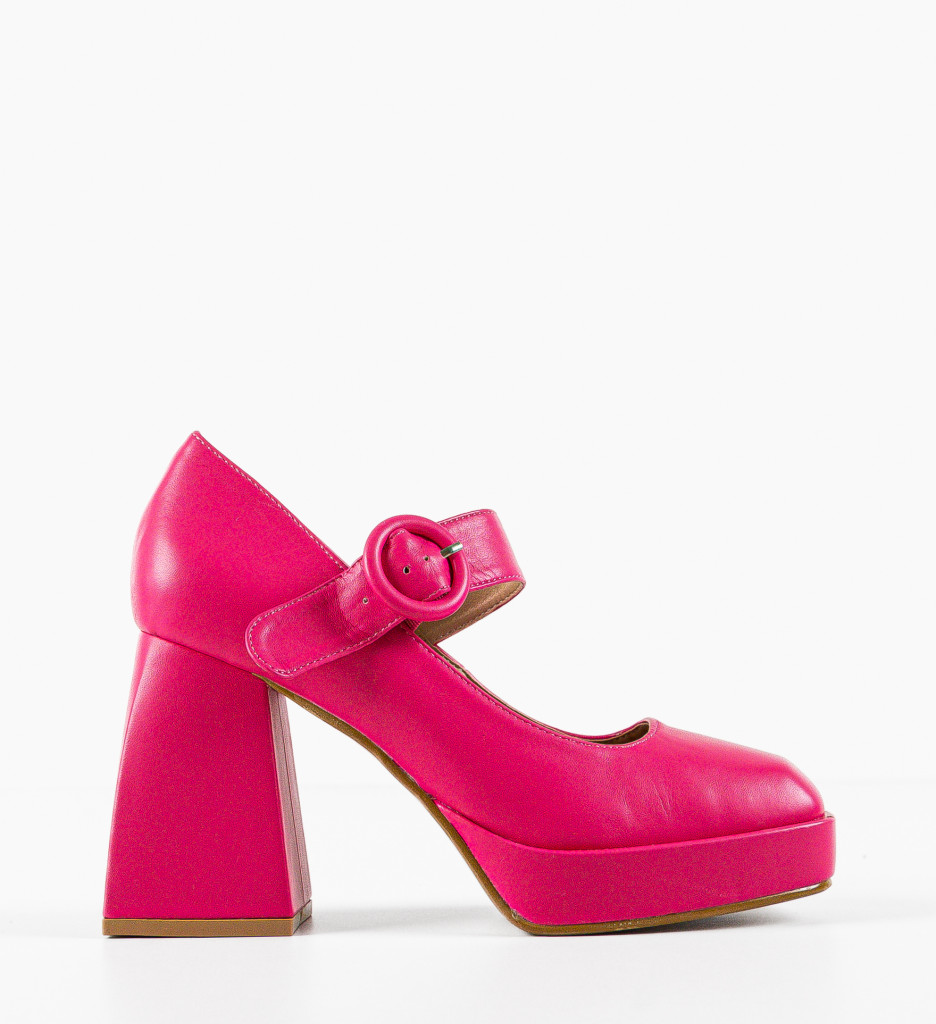 Pantofi dama Siyao Fuchsia - 4 | YEO