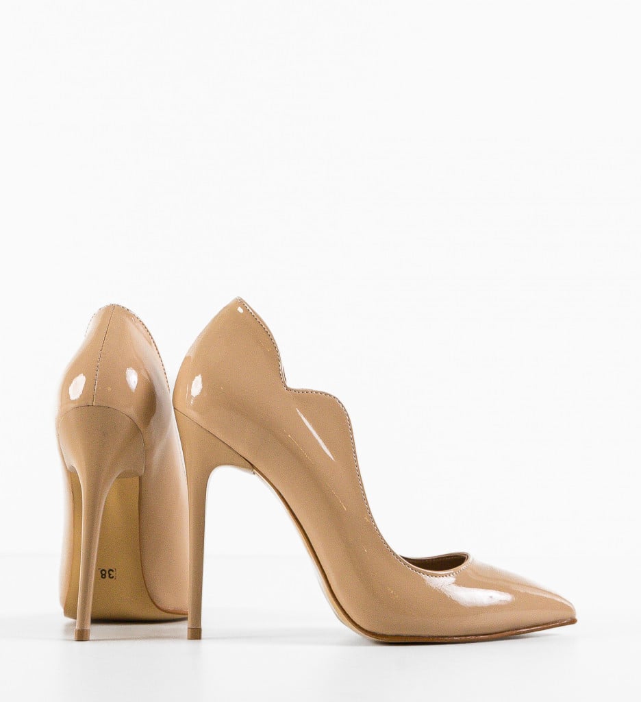 Pantofi dama Tichon Nude - 4 | YEO