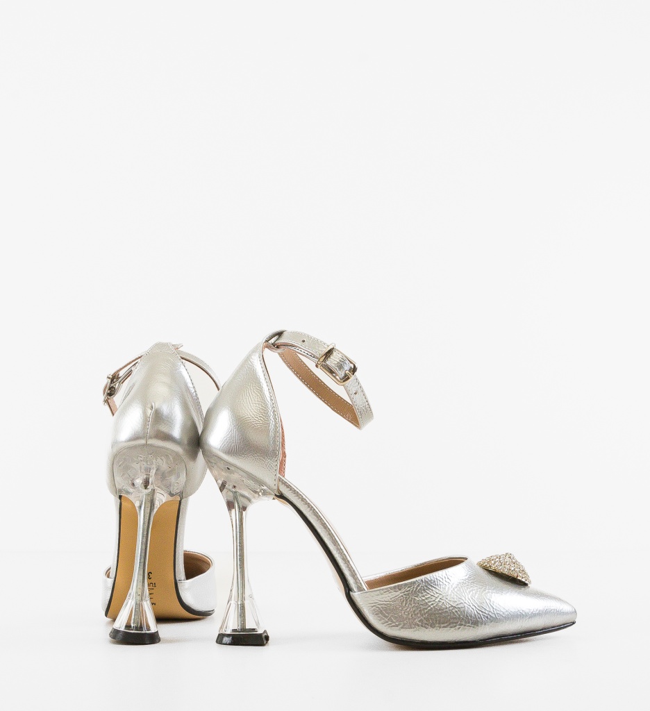 Pantofi dama Tormac Argintii - 3 | YEO