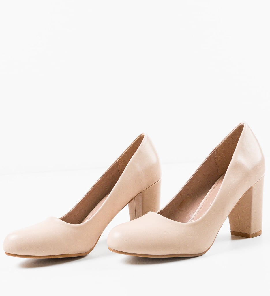 Pantofi dama Ursen Nude - 5 | YEO