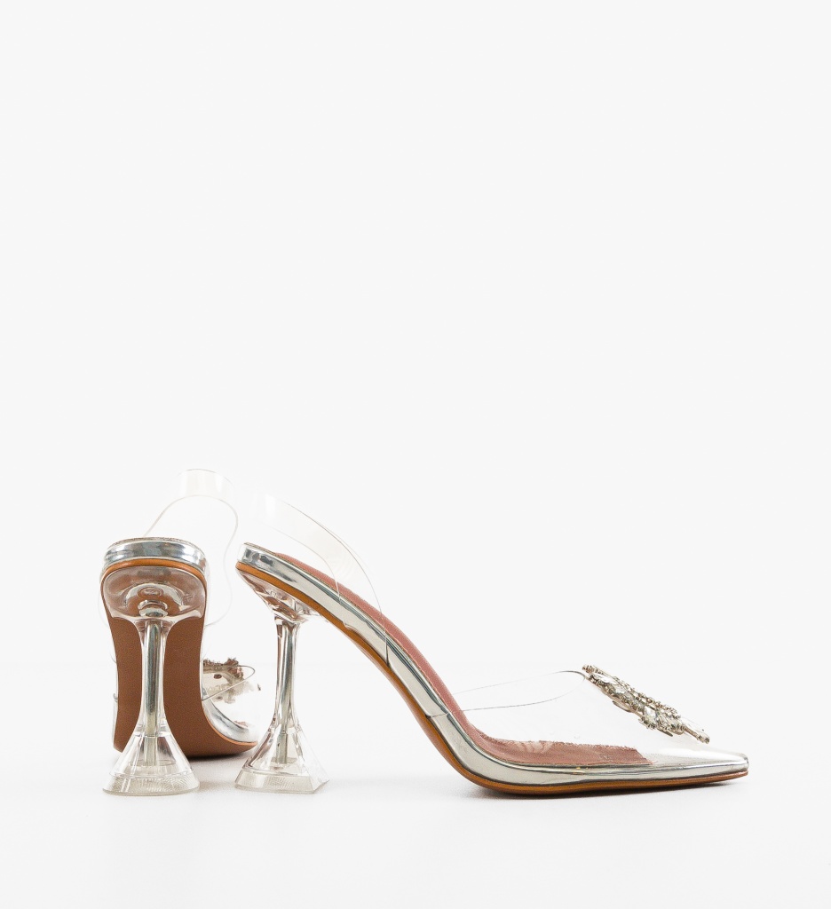 Pantofi dama Vareg Argintii - 3 | YEO