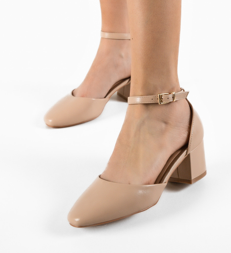 Pantofi dama Vixim Nude - 4 | YEO