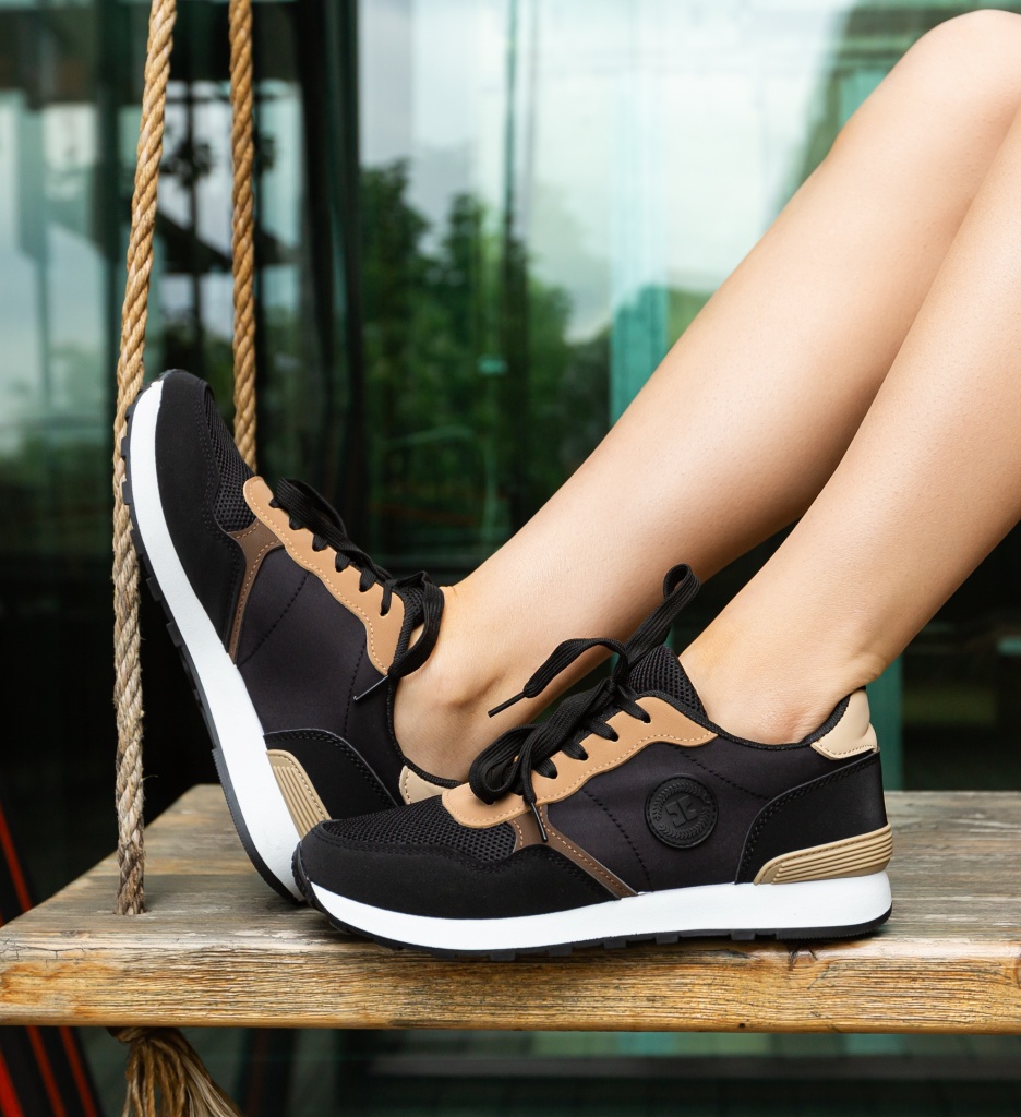 Pantofi sport Jolia Negri - 3 | YEO