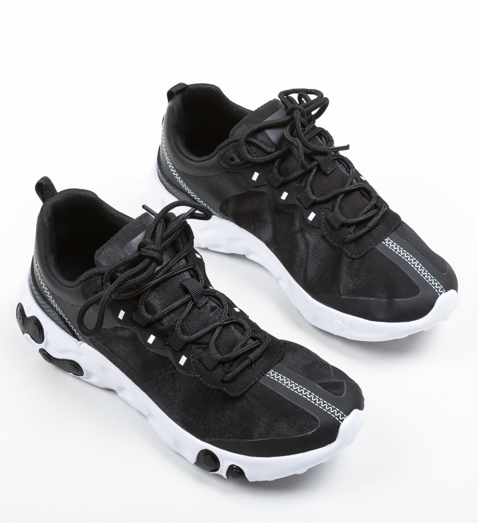 Poze Pantofi Sport Spell Negri depurtat.ro 