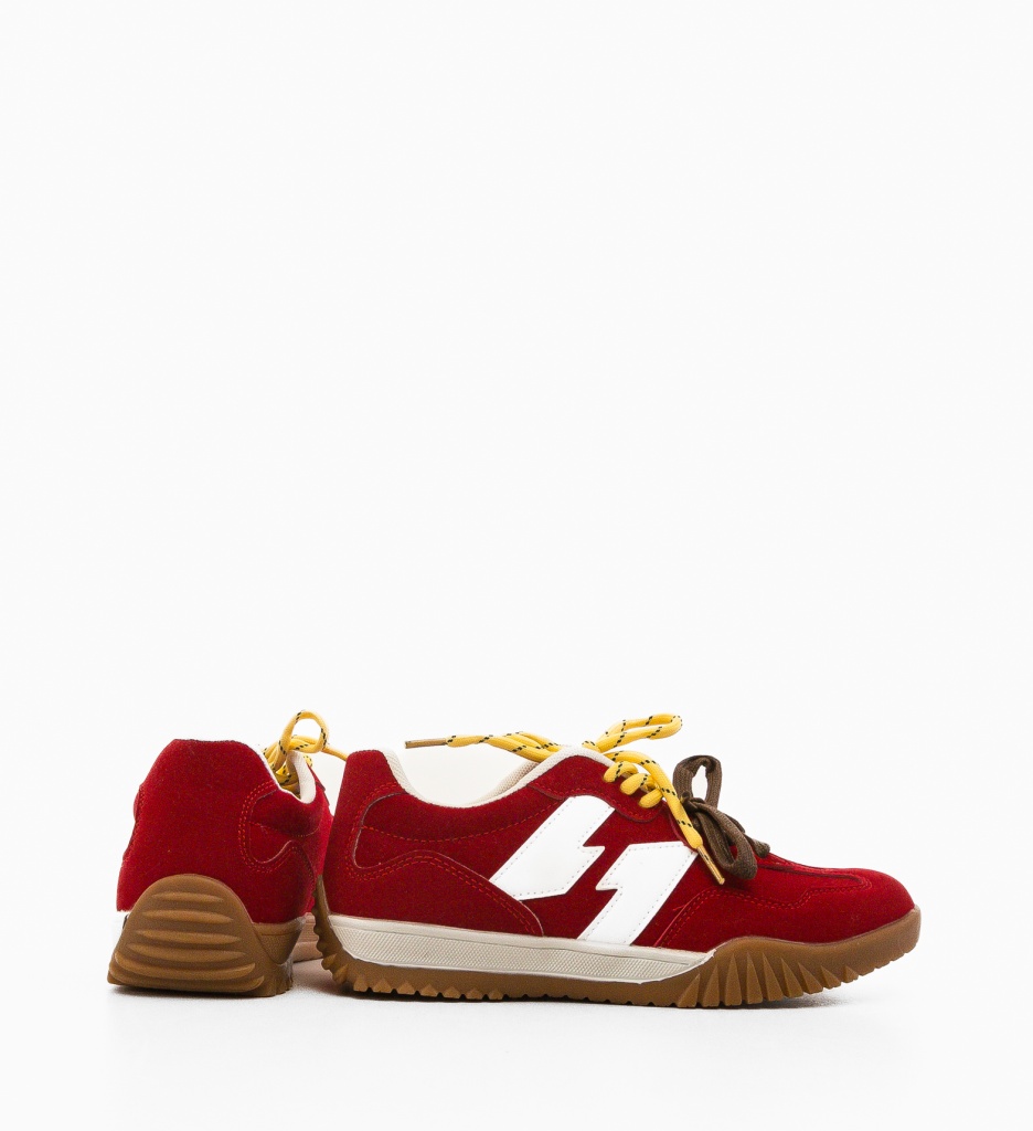 Pantofi Sport Velma Rosii - 5 | YEO