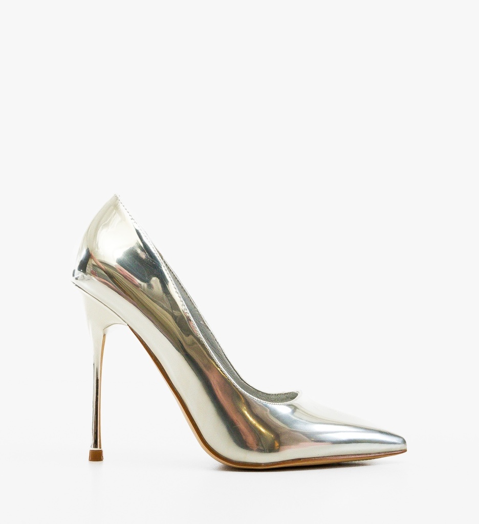 Pantofi stiletto Helar Argintii - 5 | YEO
