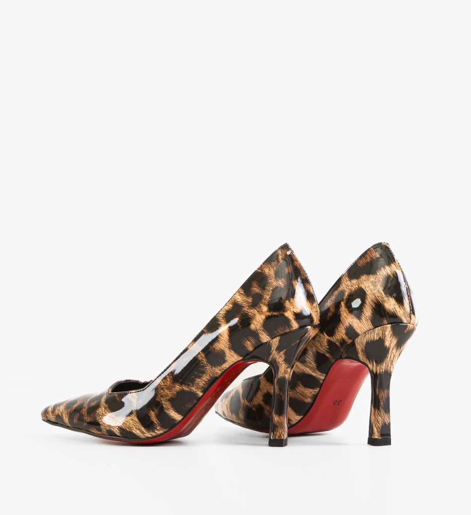 Pantofi stiletto Vobka Print - 5 | YEO