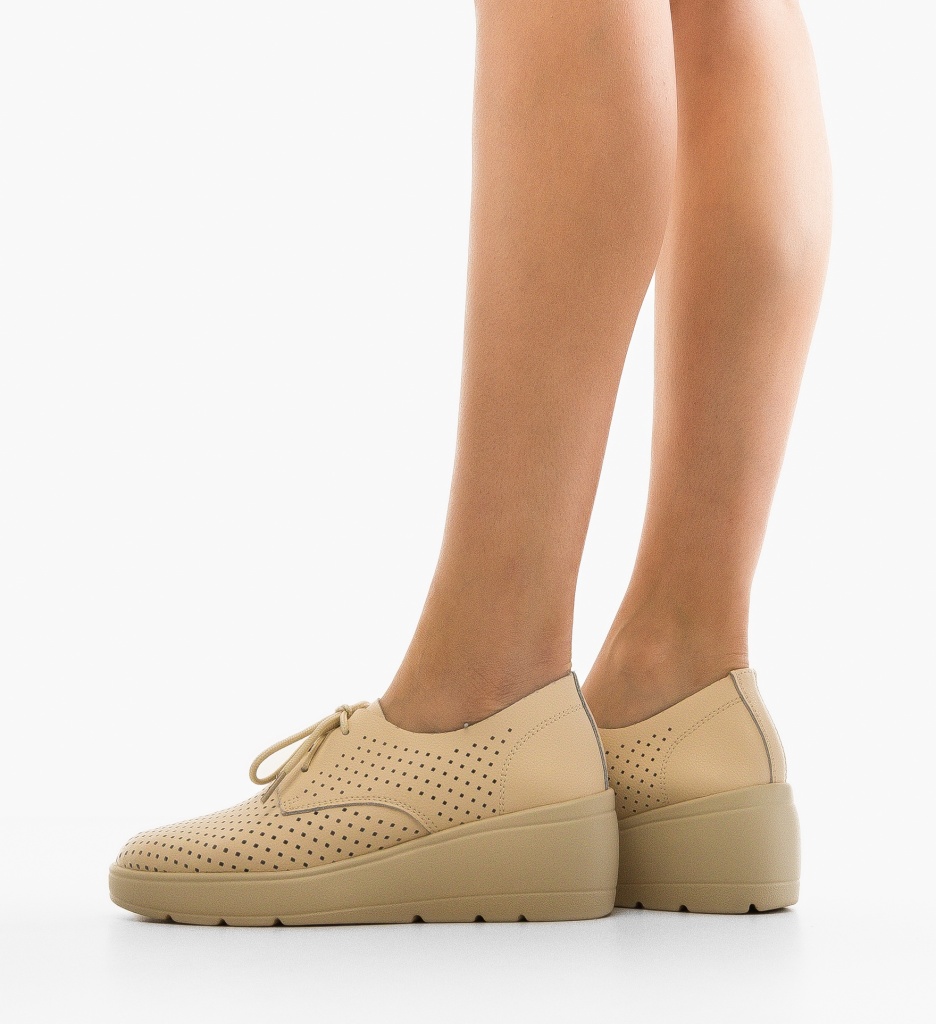 Platforme dama Mersonk Bej - 1 | YEO