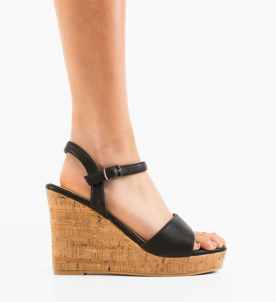 Platforme dama Ridhal Negre - 5 | YEO