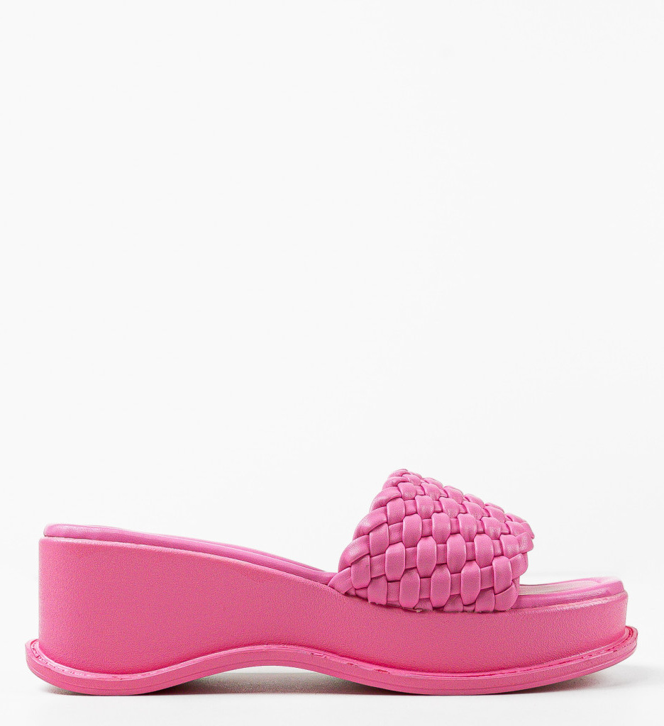 Platforme dama Salma Fuchsia - 4 | YEO