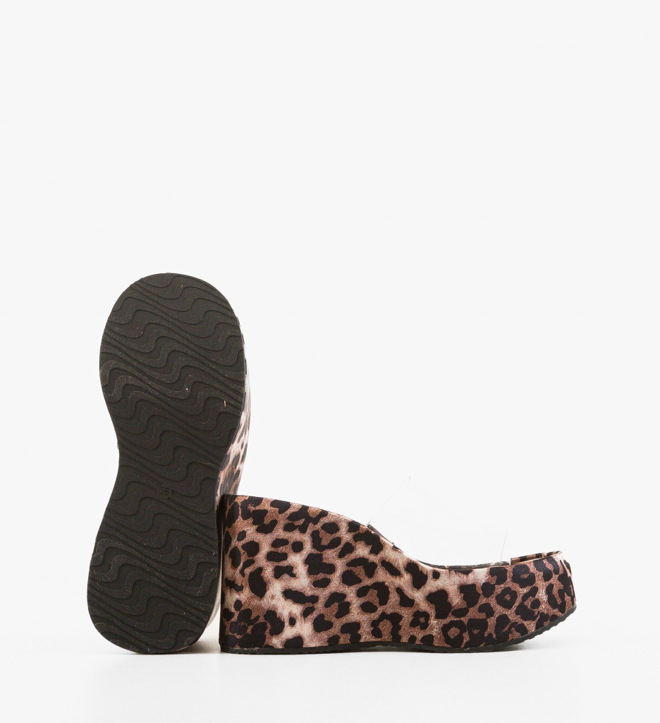 Platforme dama Yuzic Animal Print - 3 | YEO
