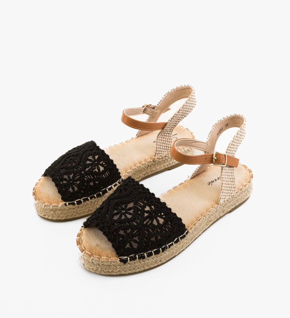 Sandale dama Aliya Negre - 3 | YEO