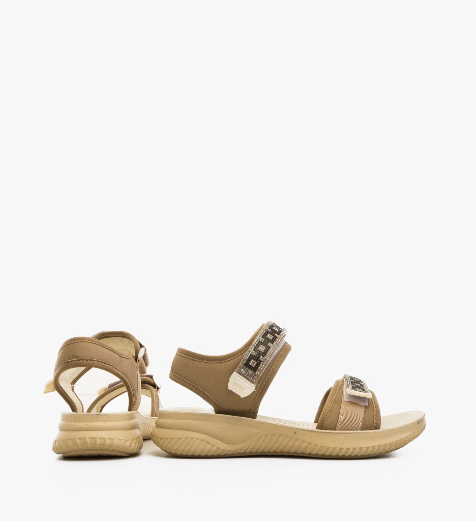 Sandale dama Berhy Khaki - 4 | YEO