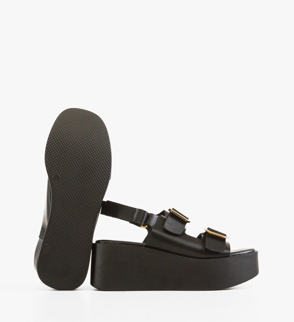 Sandale dama Ginny Negre - 3 | YEO