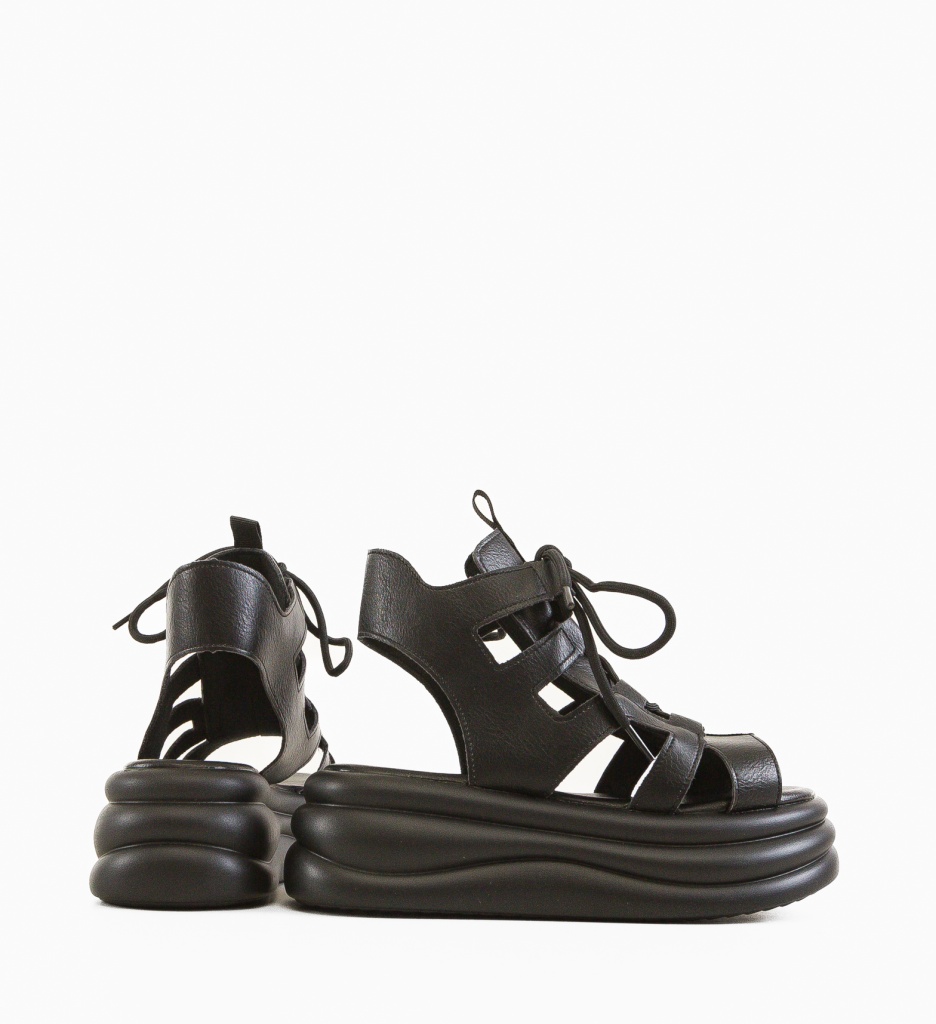 Sandale dama Hartle Negre - 3 | YEO