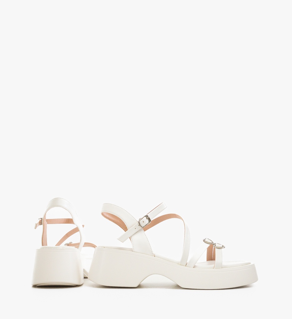 Sandale dama Mininara Albe - 1 | YEO