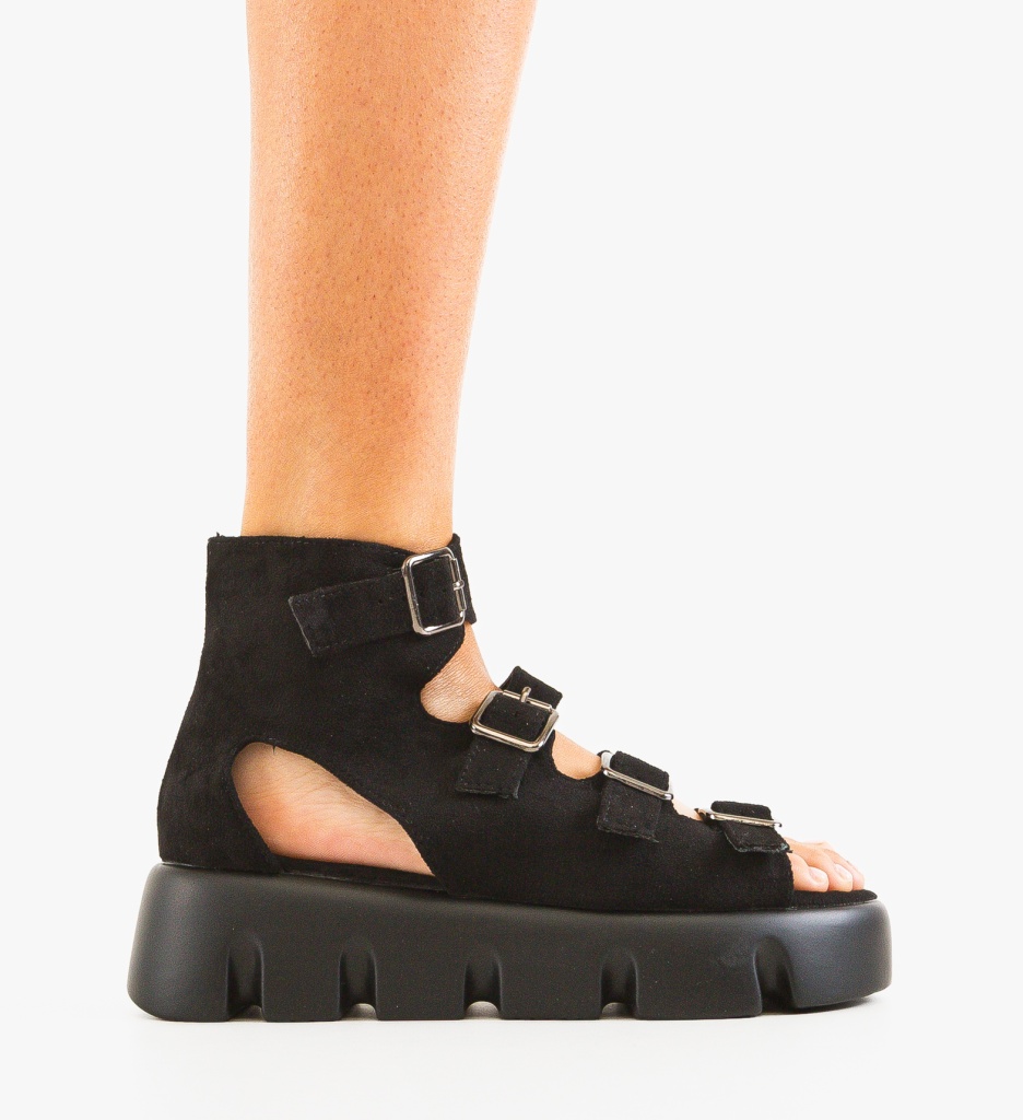 Sandale dama Mirok Negre - 2 | YEO