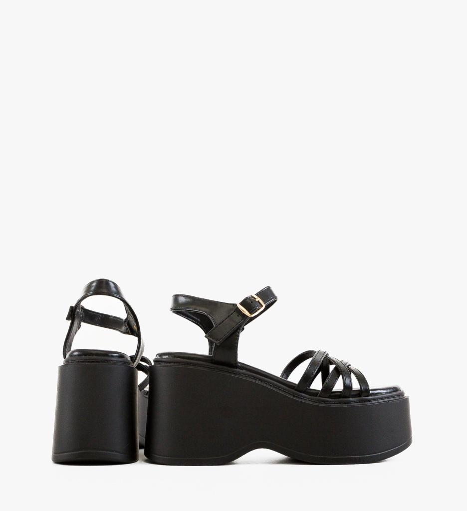 Sandale dama Porter Negre - 5 | YEO