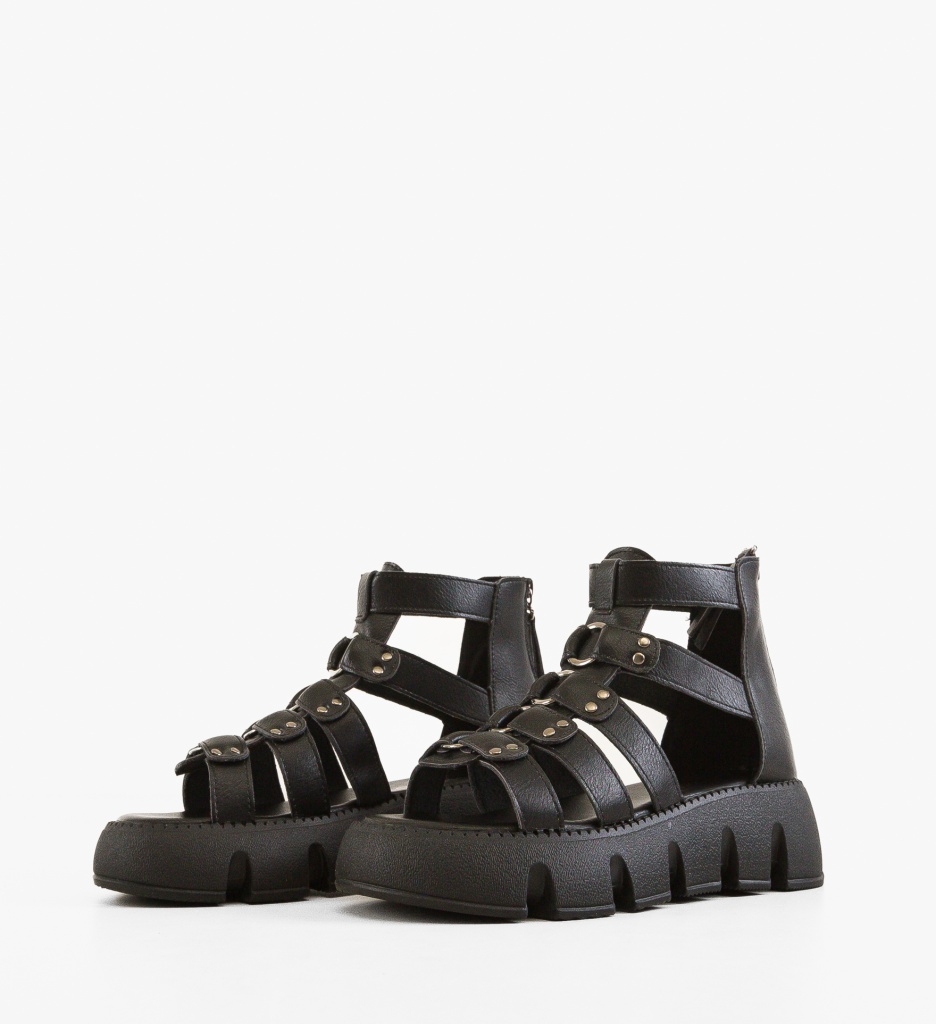 Sandale dama Saul Negre - 3 | YEO