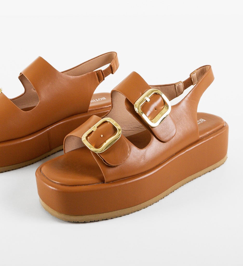 Sandale dama Willow Camel - 3 | YEO