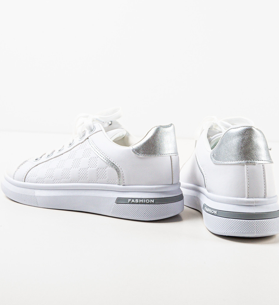 Sneakers dama Barry Argintii - 5 | YEO