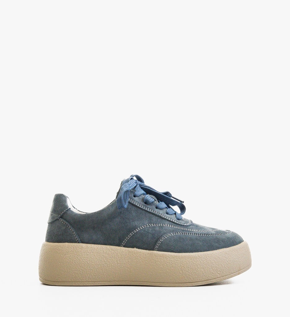Sneakers dama Brittni Albastri - 4 | YEO