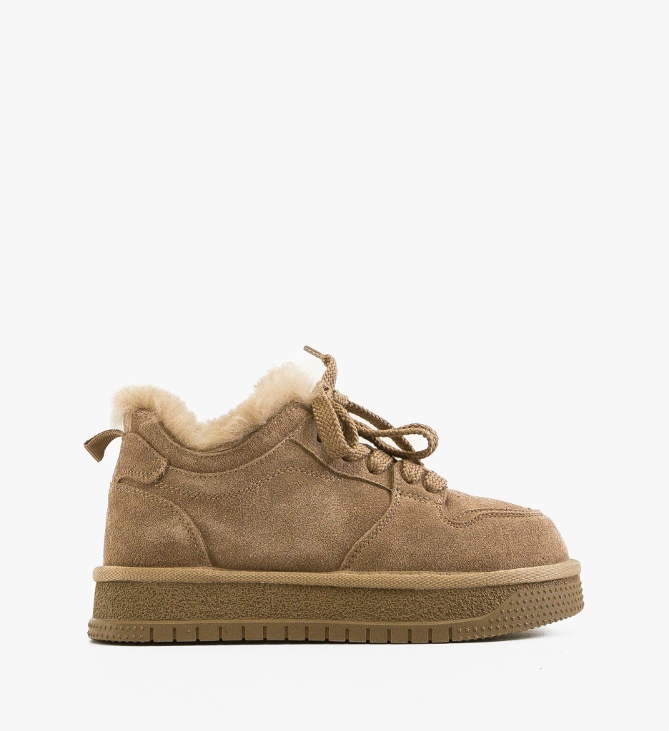 Sneakers dama Caberme Khaki - 5 | YEO