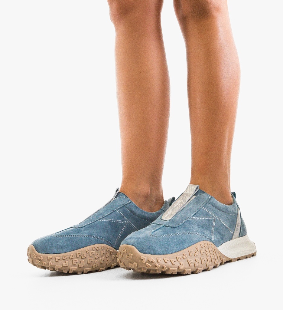 Sneakers dama Florena Albastri - 2 | YEO