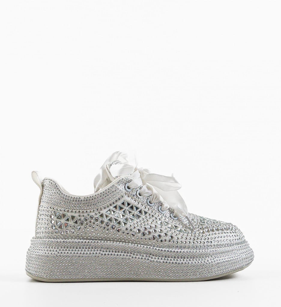 Sneakers dama Galmure Argintii - 4 | YEO