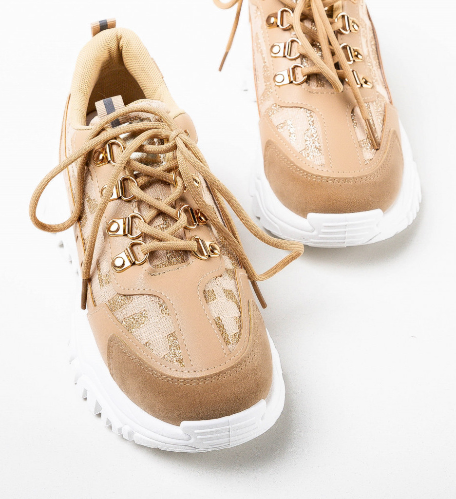 Sneakers dama Huff Khaki - 5 | YEO